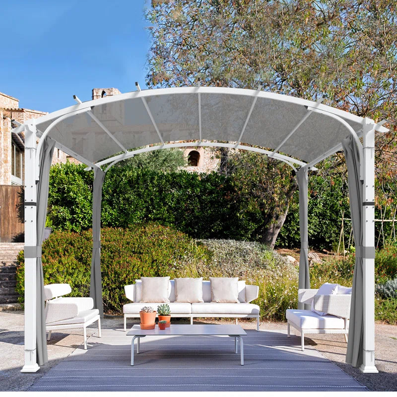 11 Ft. W X 11 Ft. D Pergola with Canopy