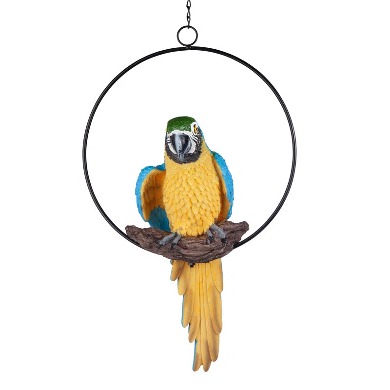 Polly in Paradise Parrot Statue