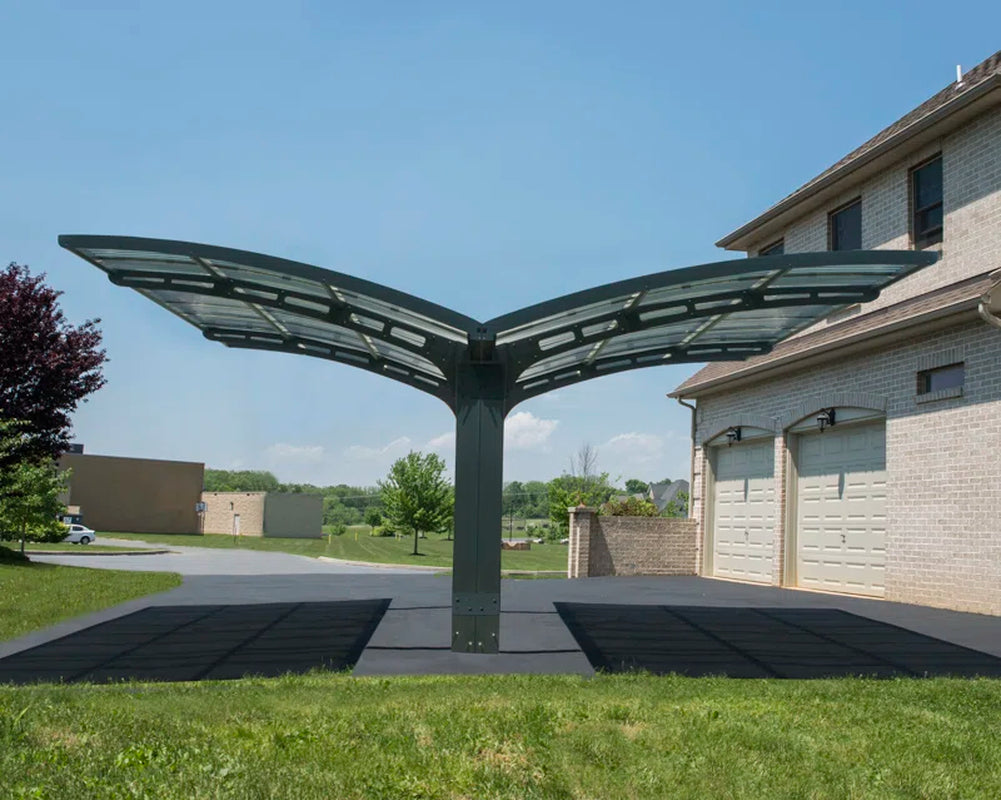 Palram - Arizona Wave 19 W X 16.2 D Carport