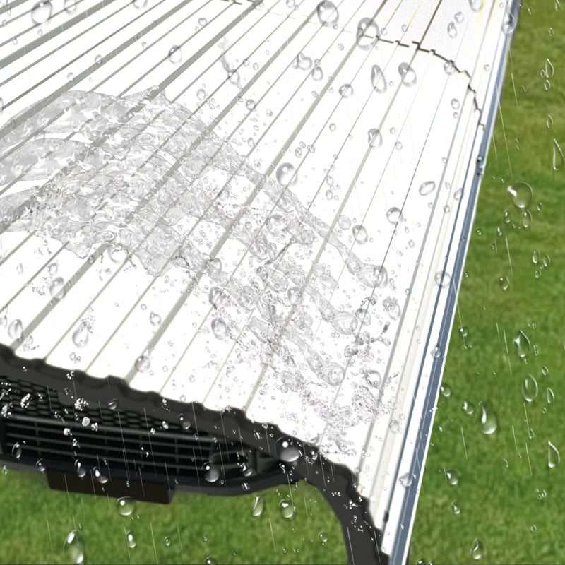 20 Ft. W X 20 Ft. D Heavy Duty Carport with Galvanized Steel Roof