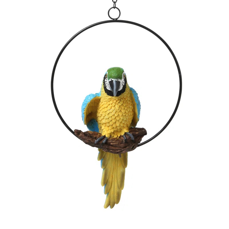 Polly in Paradise Parrot Statue