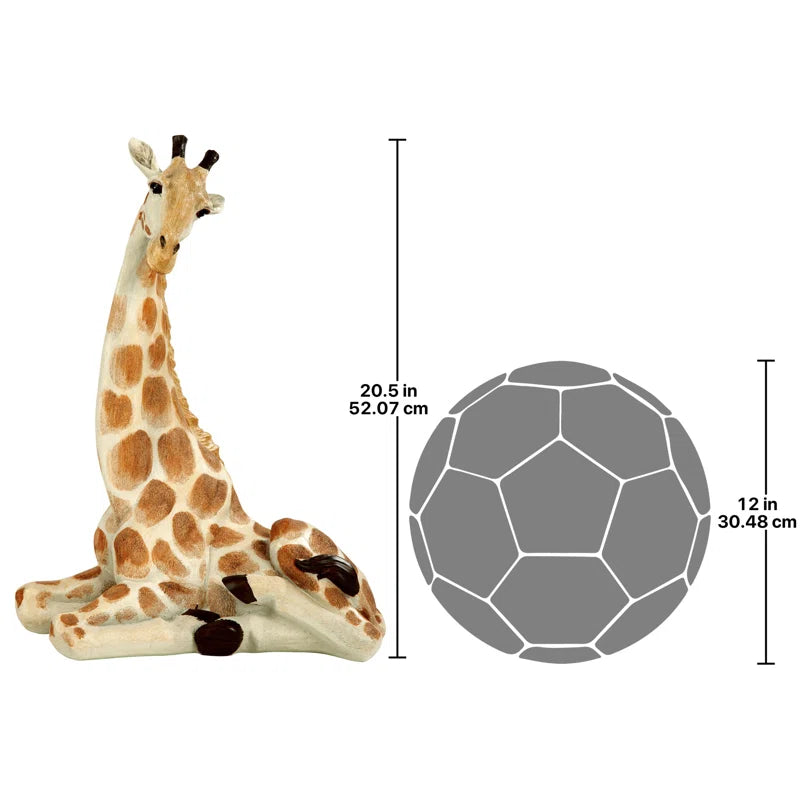Zari the Resting Giraffe Statue