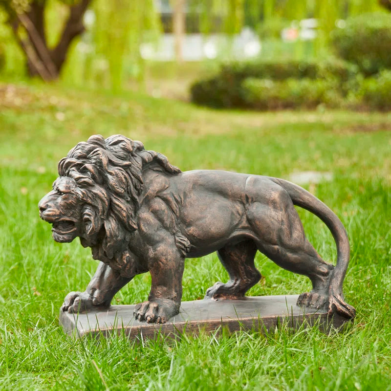 Lokman Lion Magnesium Oxide Garden Statue