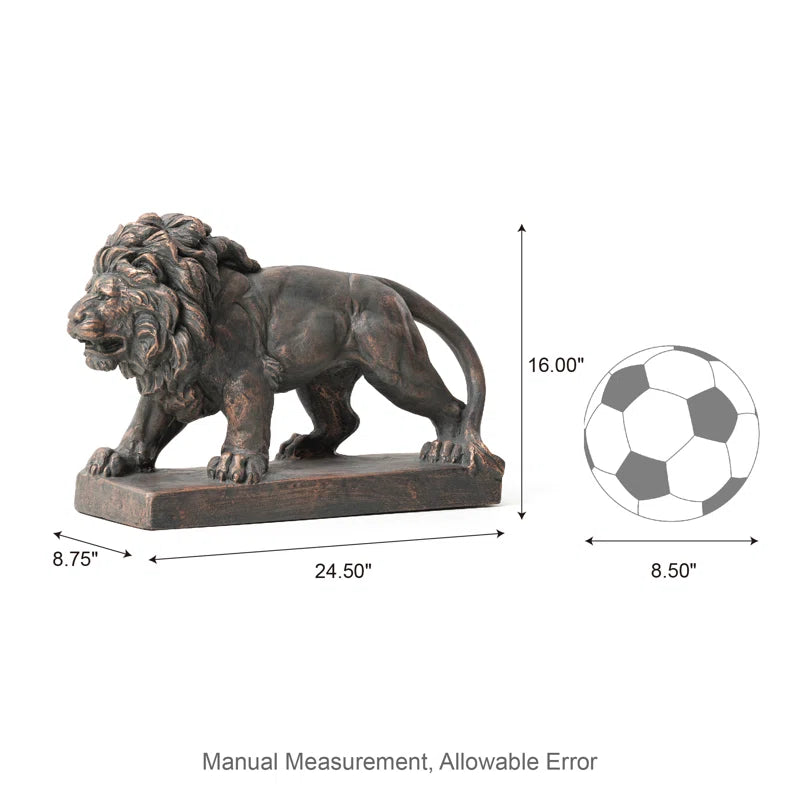 Lokman Lion Magnesium Oxide Garden Statue