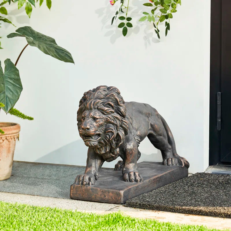 Lokman Lion Magnesium Oxide Garden Statue