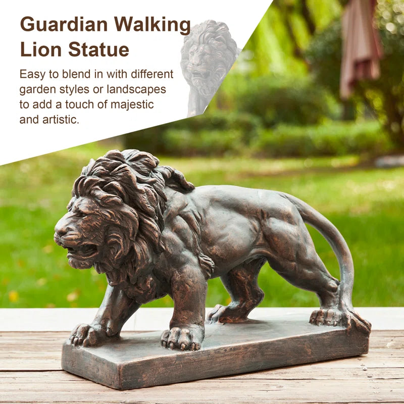Lokman Lion Magnesium Oxide Garden Statue