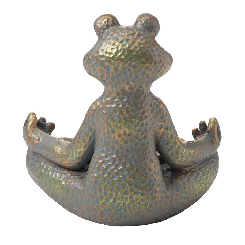 Caleb Frog Magnesium Oxide Garden Statue