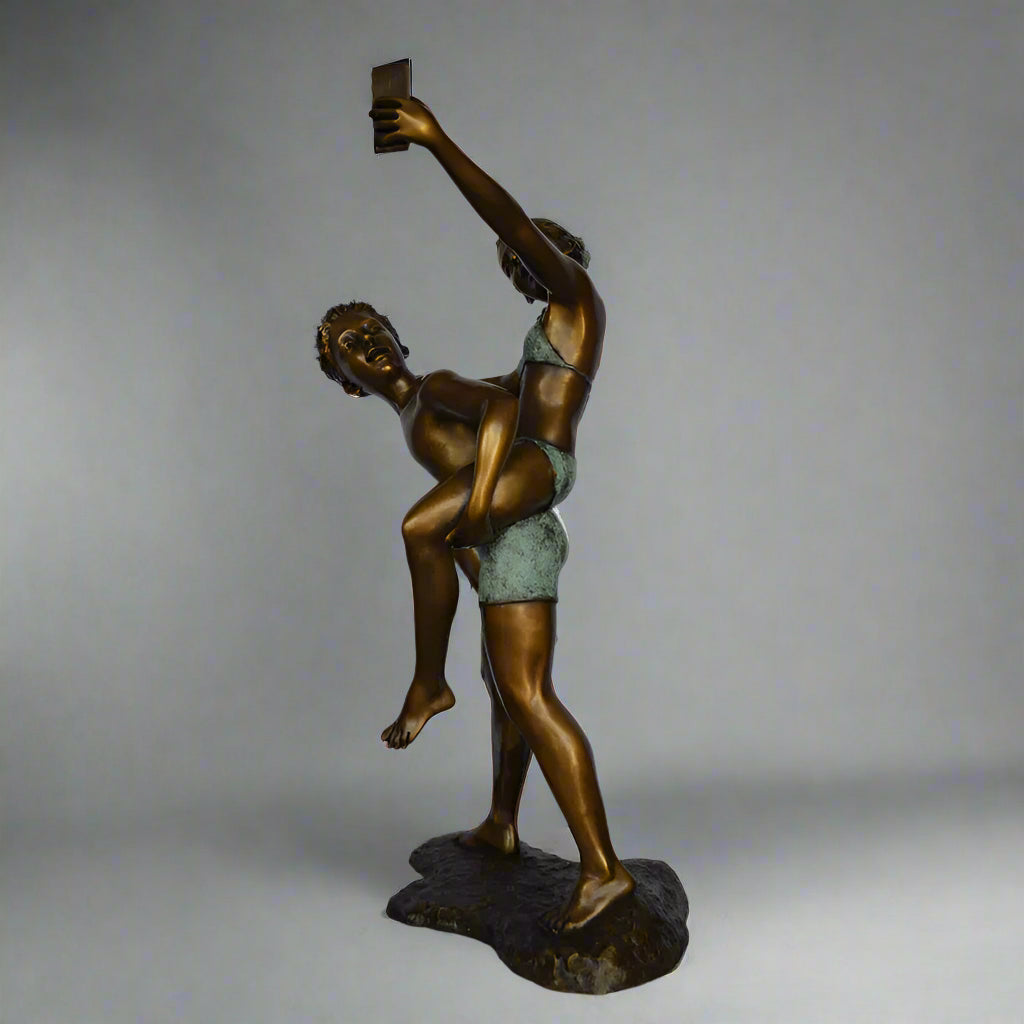 Bronze Gleaming Childhood Moment
