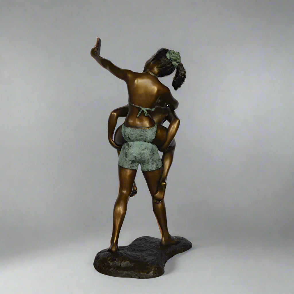 Bronze Gleaming Childhood Moment