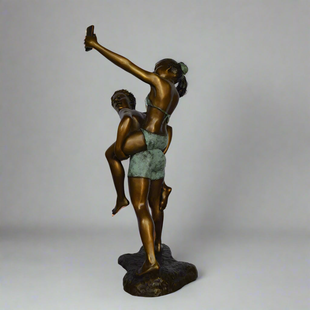 Bronze Gleaming Childhood Moment