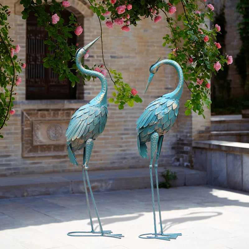 Moller Bird Metal Garden Statue