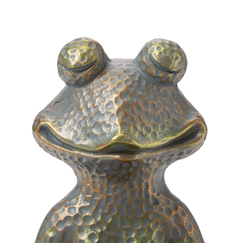 Caleb Frog Magnesium Oxide Garden Statue