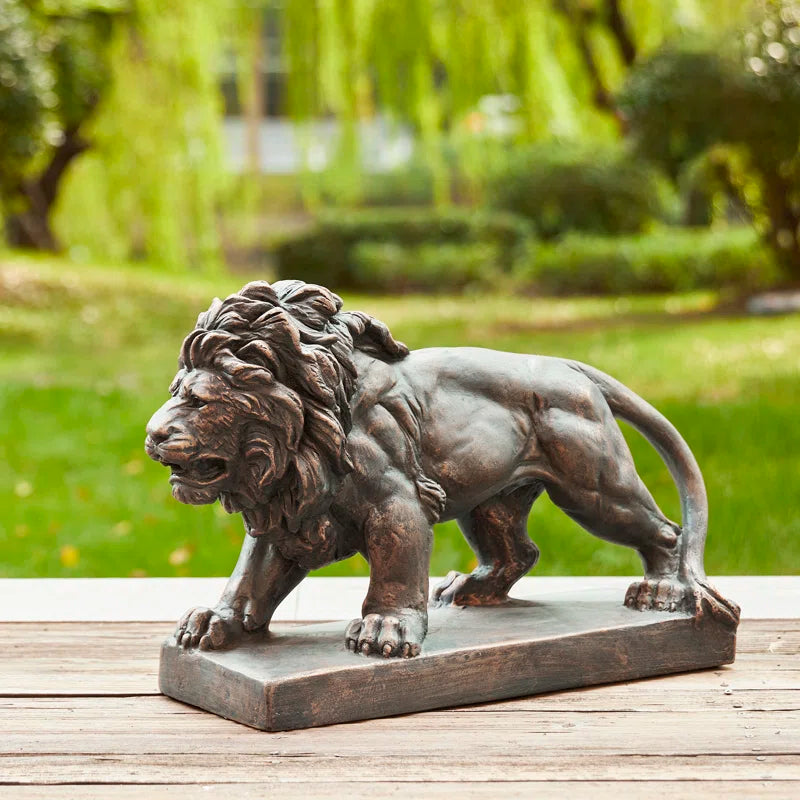 Lokman Lion Magnesium Oxide Garden Statue