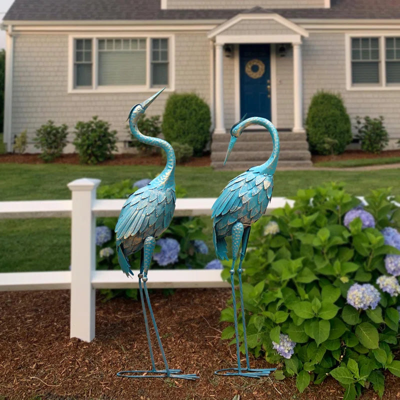 Moller Bird Metal Garden Statue