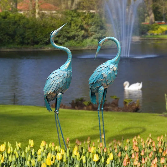Moller Bird Metal Garden Statue