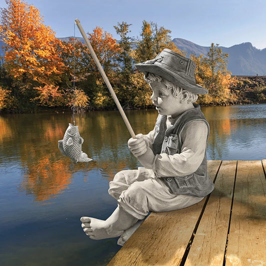 Frederic the Little Fisherman of Avignon Statue