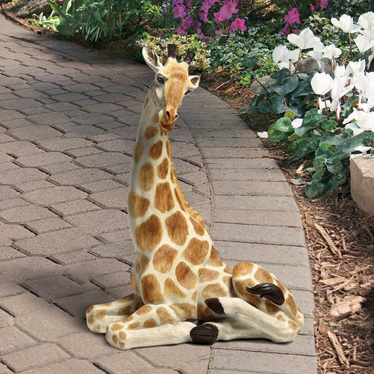 Zari the Resting Giraffe Statue