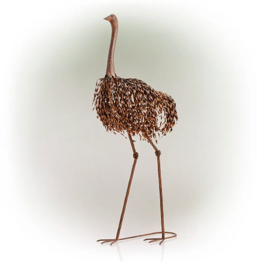 Medon Bird Weather Resistant Metal Garden Statue