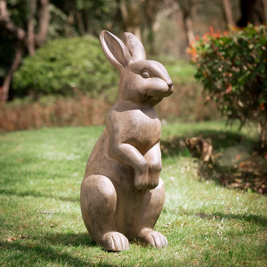 Zachary MGO Standing Rabbit Garden Statue