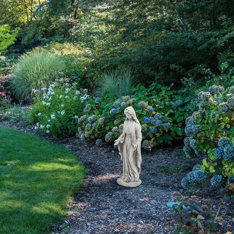 Toland Religious & Spiritual Weather Resistant Magnesium Oxide Garden Statue