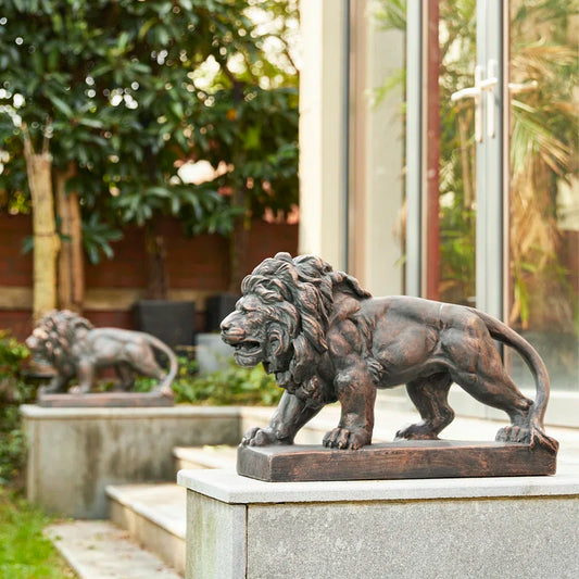 Lokman Lion Magnesium Oxide Garden Statue