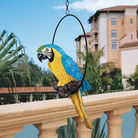 Polly in Paradise Parrot Statue